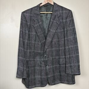 Vintage Christian Dior Monsieur 100% Silk Tweed Blazer Jacobson’s Sport Coat